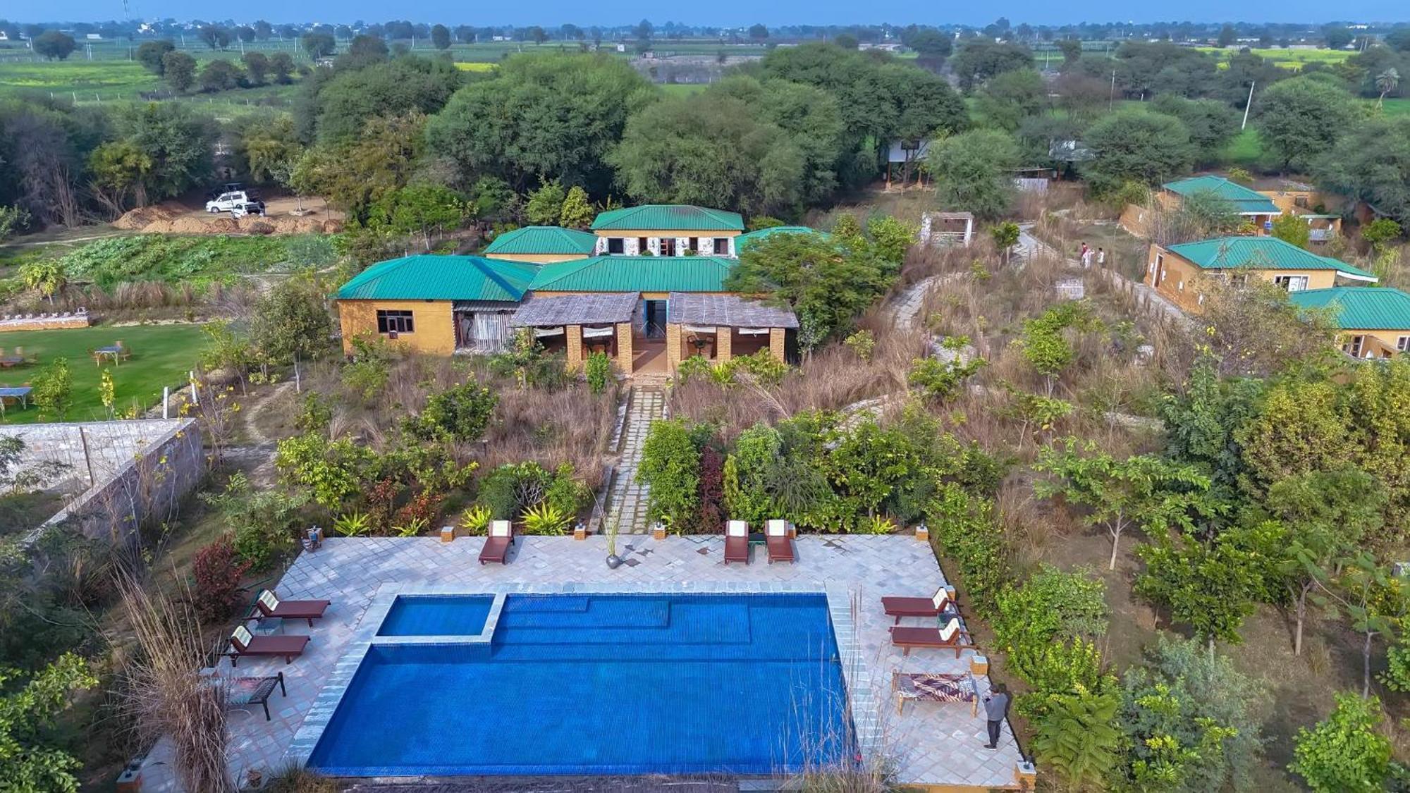 Bagh Serai - Rustic Cottage With Private Pool Sawai Madhopur Exterior photo